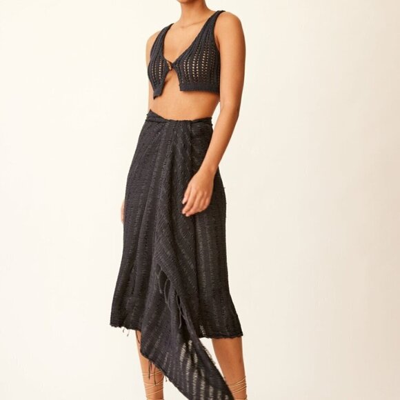 NEW Savannah Morrow Sunset Sarong Indigo - Picture 3 of 3